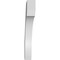 Ekena Millwork 3 1/2-in. W x 24-in. D x 28-in. H Legacy Architectural Grade PVC Knee Brace BRCP035X24X28LEC - alternate 4
